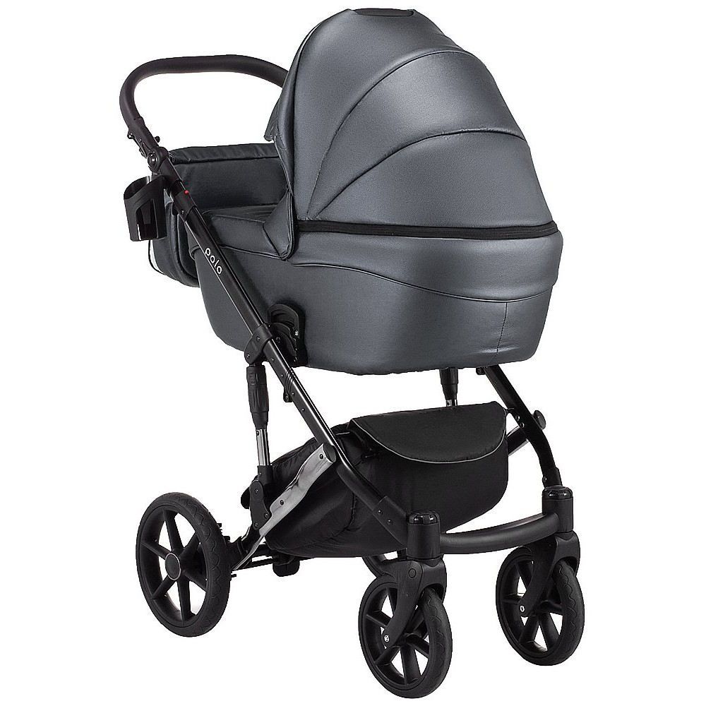 Коляска 2 в 1 Bair Polo (Silver) кожа 100% 33S Коляска 2 в 1 Bair Polo (Silver) кожа 100% 33S