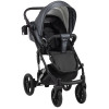 Коляска 2 в 1 Bair Polo (Silver) кожа 100% 33S