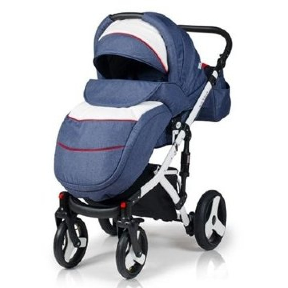 Коляска 2 в 1 Bebekitto Sovvilo 01 Blue Red (Бебекитто Соввило Сине-красная)