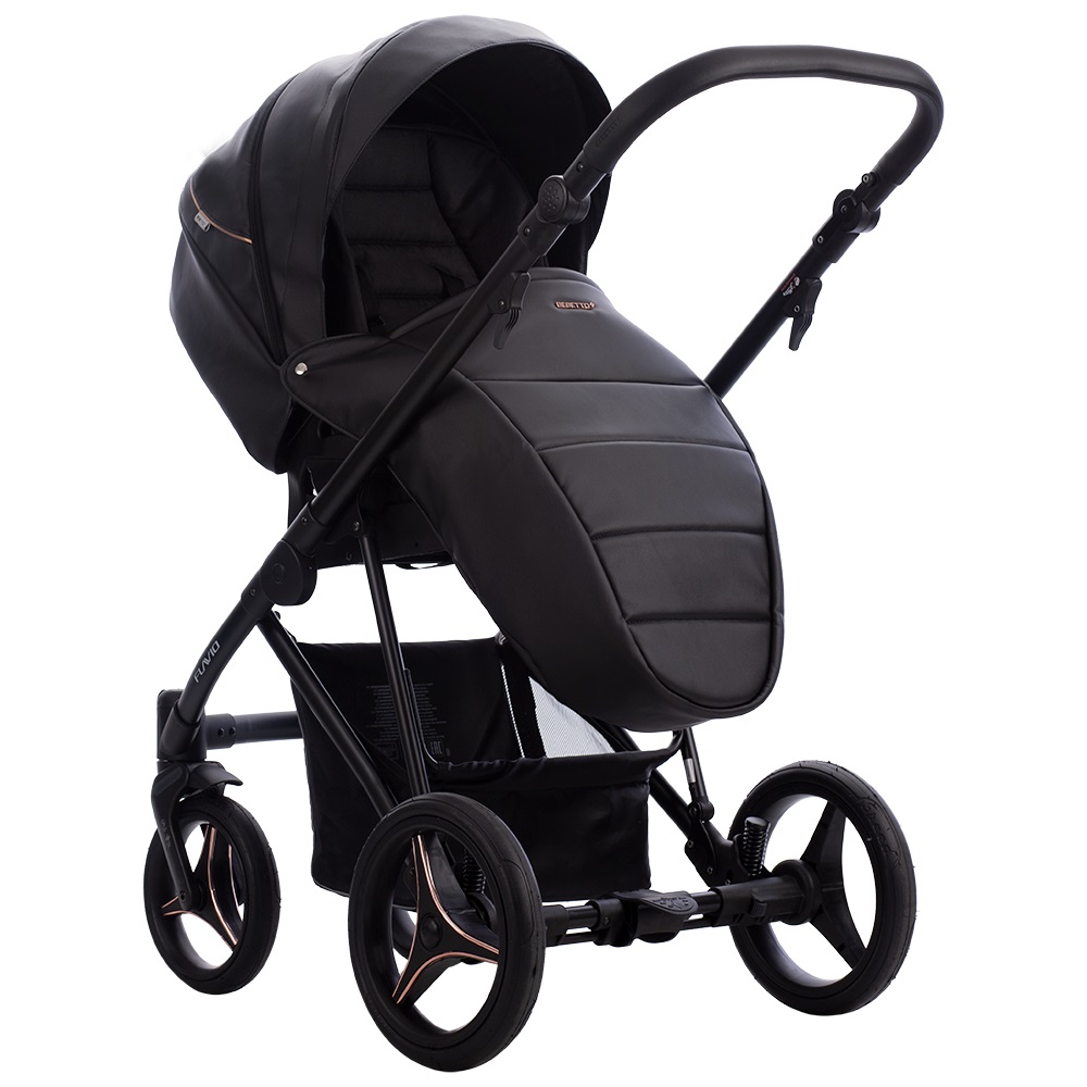 Коляска 2 в 1 Bebetto Flavio Pro 06 черный Коляска 2 в 1 Bebetto Flavio Pro 06 черный