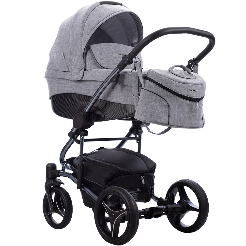 Коляска 2 в 1 Bebetto Tito Premium Dark 02