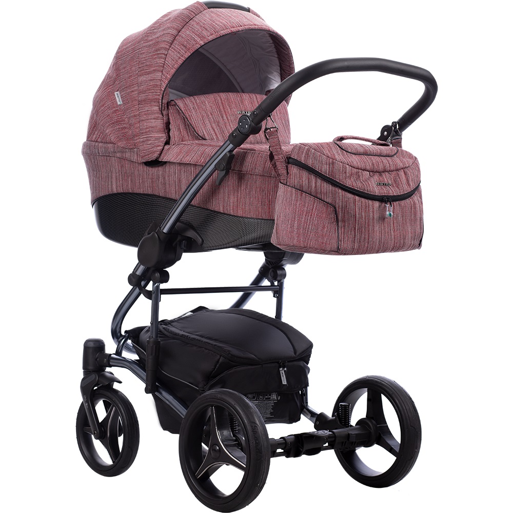 Коляска 2 в 1 Bebetto Tito Premium Dark 03