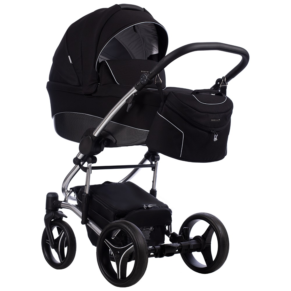 Коляска 2 в 1 Bebetto Tito Premium Silver 01