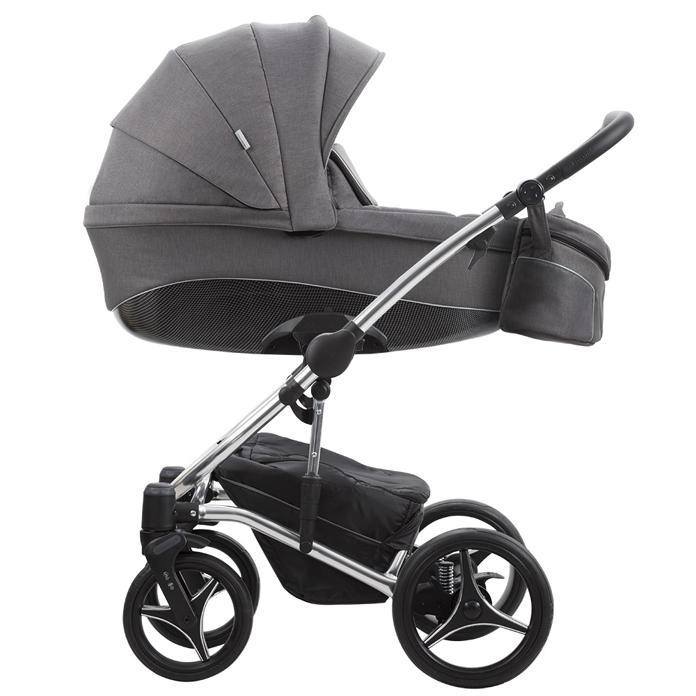 Коляска 2 в 1 Bebetto Tito Premium Silver 02