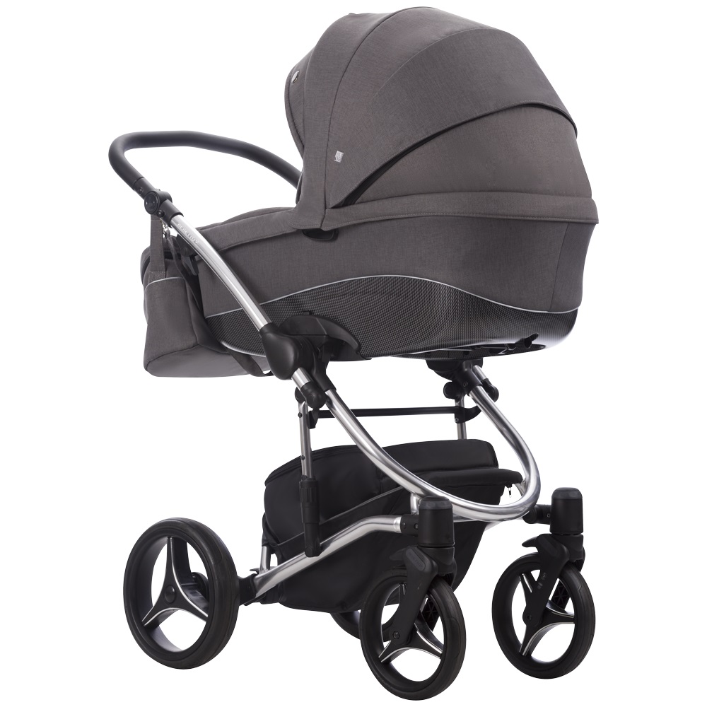 Коляска 2 в 1 Bebetto Tito Premium Silver 02