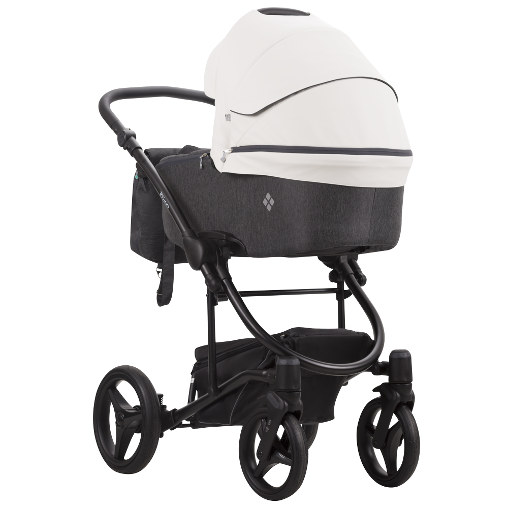 Коляска 2 в 1 Bebetto Torino серый-графит черная рама Коляска 2 в 1 Bebetto Torino серый-графит черная рама