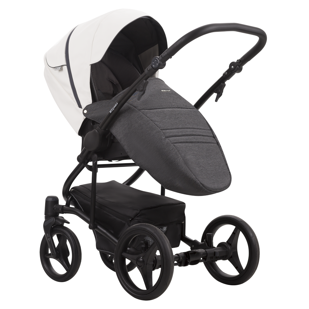 Коляска 2 в 1 Bebetto Torino серый-графит черная рама Коляска 2 в 1 Bebetto Torino серый-графит черная рама