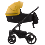 Коляска 2 в 1 Bebetto Torino желтый черная рама Коляска 2 в 1 Bebetto Torino желтый черная рама