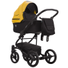 Коляска 2 в 1 Bebetto Torino желтый черная рама