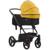 Коляска 2 в 1 Bebetto Torino желтый черная рама