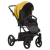 Коляска 2 в 1 Bebetto Torino желтый черная рама