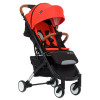 Прогулянкова коляска Bene Baby D200 червона на чорній рамі + М'який вкладиш в Подарунок