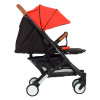 Прогулянкова коляска Bene Baby D200 червона на чорній рамі + М'який вкладиш в Подарунок
