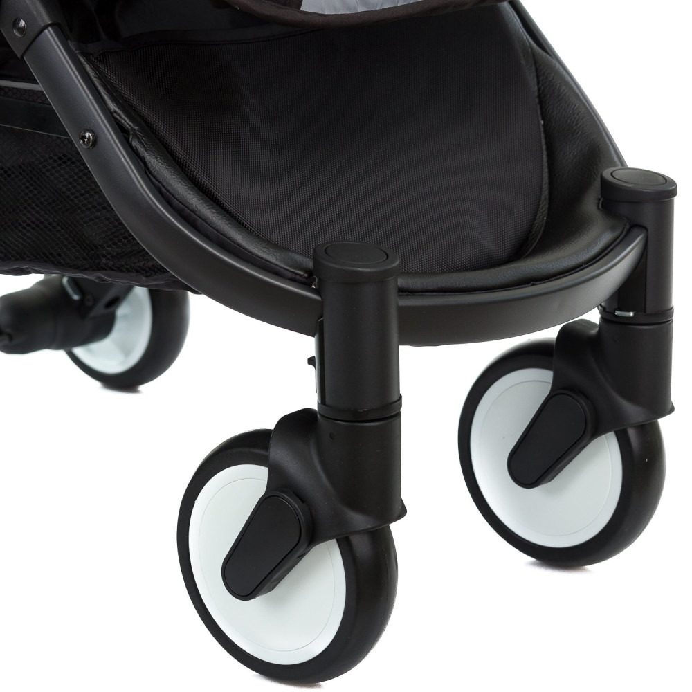 Прогулянкова коляска Bene Baby D200 червона на чорній рамі + М'який вкладиш в Подарунок