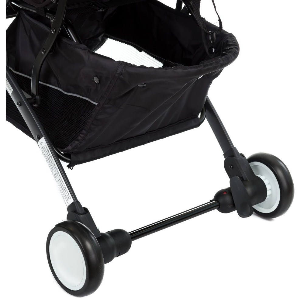 Прогулянкова коляска Bene Baby D200 червона на чорній рамі + М'який вкладиш в Подарунок