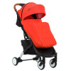 Прогулянкова коляска Bene Baby D200 червона на чорній рамі + М'який вкладиш в Подарунок