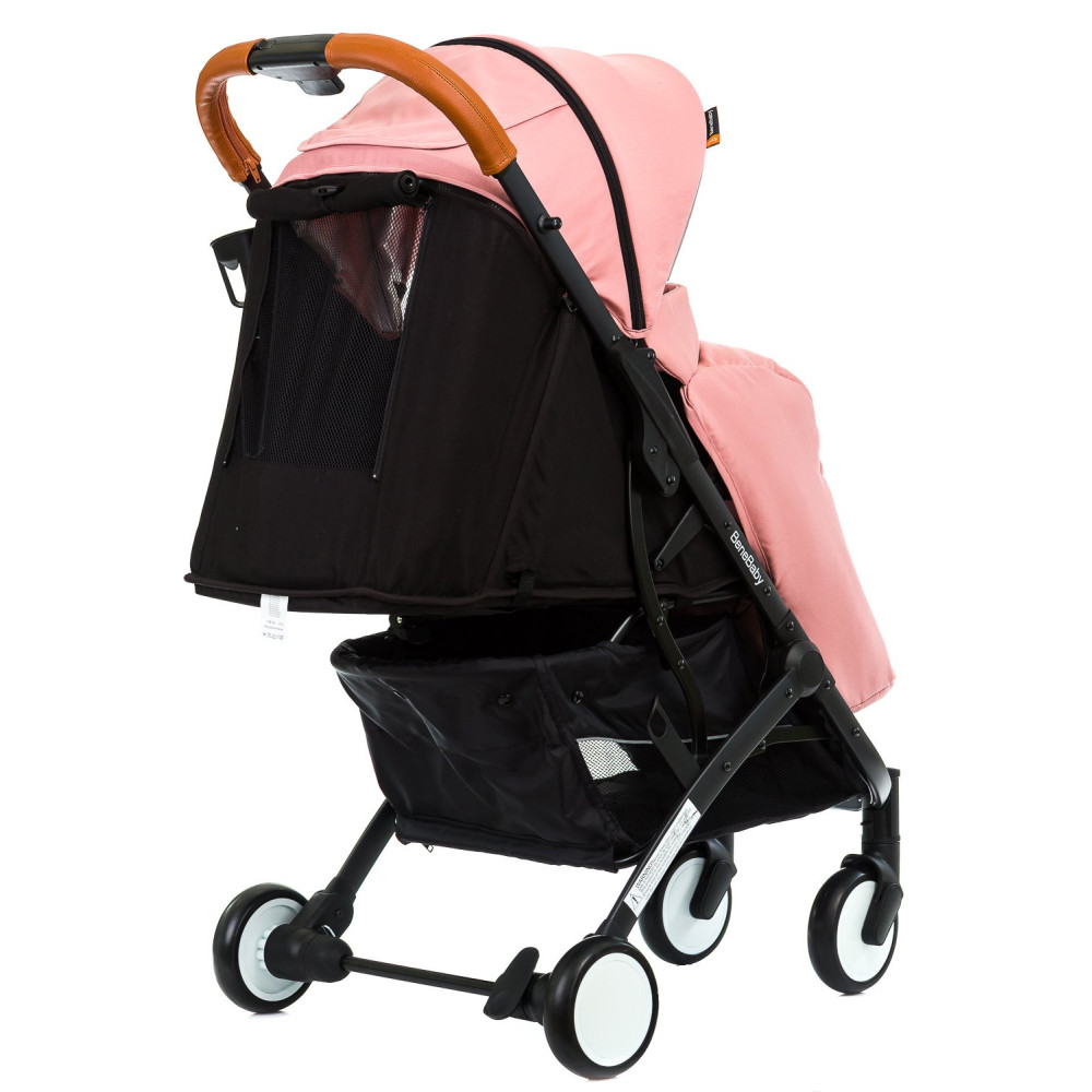 Прогулянкова коляска Bene Baby D200 рожева на чорній рамі + М'який вкладиш в Подарунок