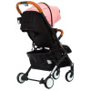 Прогулянкова коляска Bene Baby D200 рожева на чорній рамі + М'який вкладиш в Подарунок