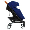 Прогулянкова коляска Bene Baby D200 синя на чорній рамі + М'який вкладиш в Подарунок