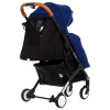 Прогулянкова коляска Bene Baby D200 синя на чорній рамі + М'який вкладиш в Подарунок