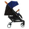 Прогулянкова коляска Bene Baby D200 синя на чорній рамі + М'який вкладиш в Подарунок