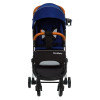 Прогулянкова коляска Bene Baby D200 синя на чорній рамі + М'який вкладиш в Подарунок