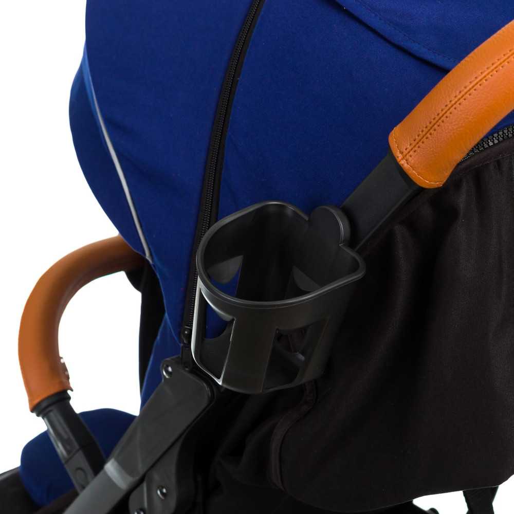 Прогулянкова коляска Bene Baby D200 синя на чорній рамі + М'який вкладиш в Подарунок