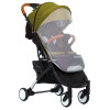 Прогулянкова коляска Bene Baby D200 зелена на чорній рамі + М'який вкладиш в Подарунок