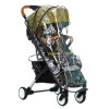 Прогулянкова коляска Bene Baby D200 зелена на чорній рамі + М'який вкладиш в Подарунок