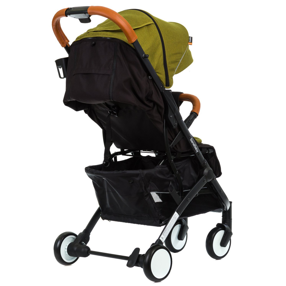 Прогулянкова коляска Bene Baby D200 зелена на чорній рамі + М'який вкладиш в Подарунок