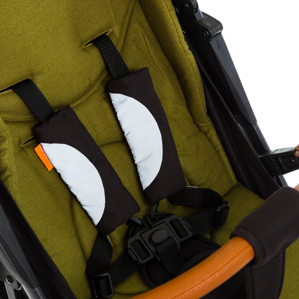 Прогулянкова коляска Bene Baby D200 зелена на чорній рамі + М'який вкладиш в Подарунок