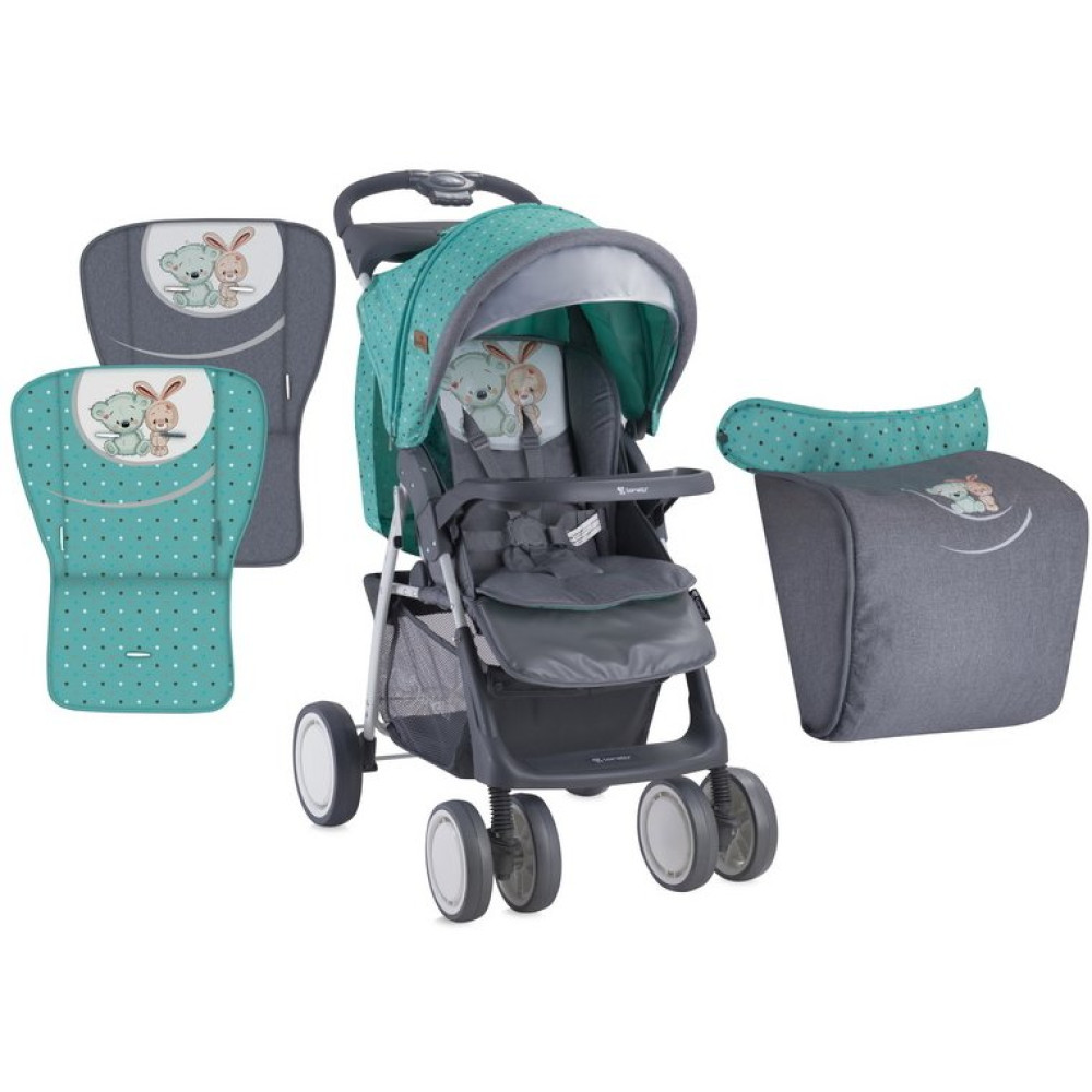 Прогулочная коляска Bertoni Foxy Green Grey Friends (Бертони Фокси)