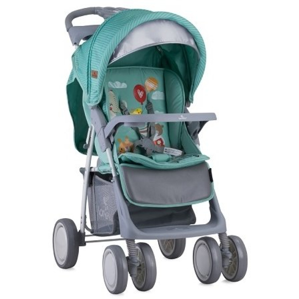 Прогулочная коляска Bertoni Foxy Green Happy Animals (Бертони Фокси)