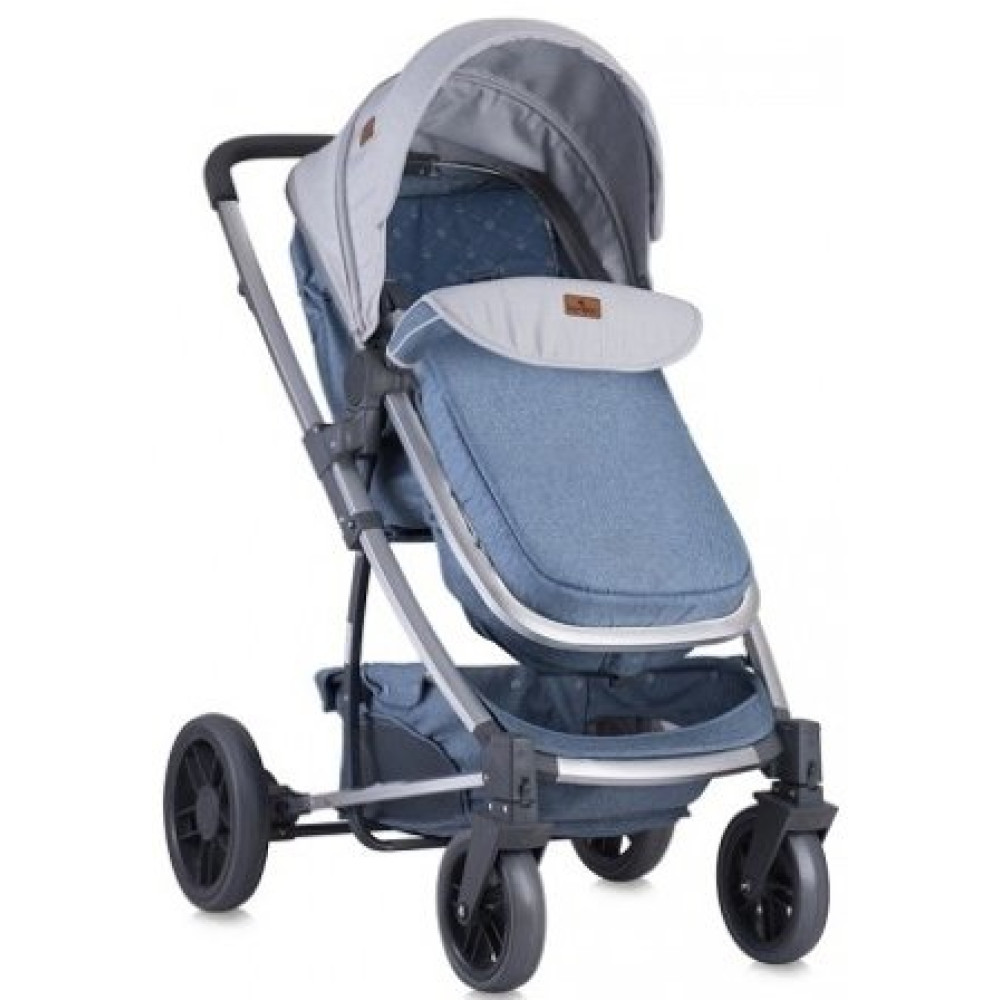 Коляска-трансформер Bertoni S 500 SET с автокреслом Grey Maps