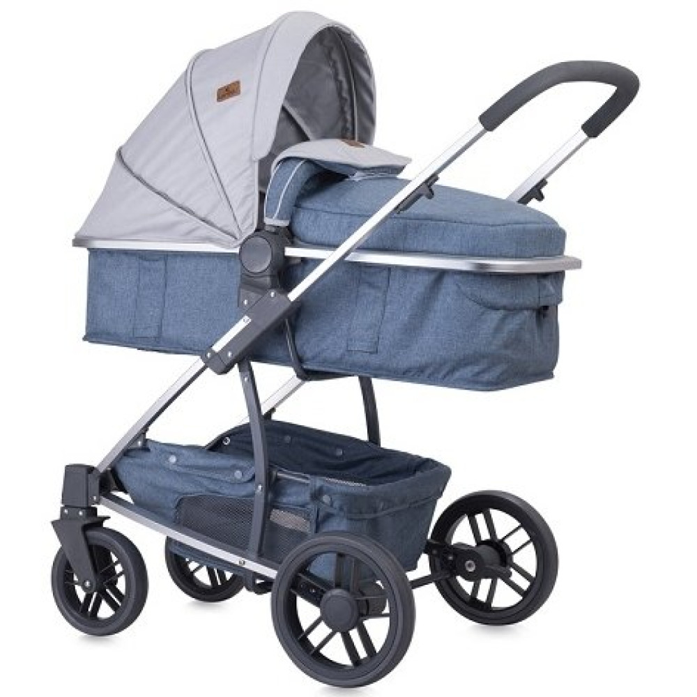 Коляска-трансформер Bertoni S 500 SET с автокреслом Grey Maps