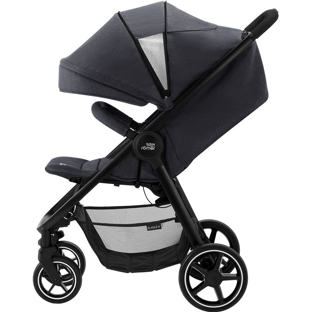 Прогулянкова коляска Britax-Romer B-Agile M Black Shadow (Брітакс-Ремер Бі-Агіль М)