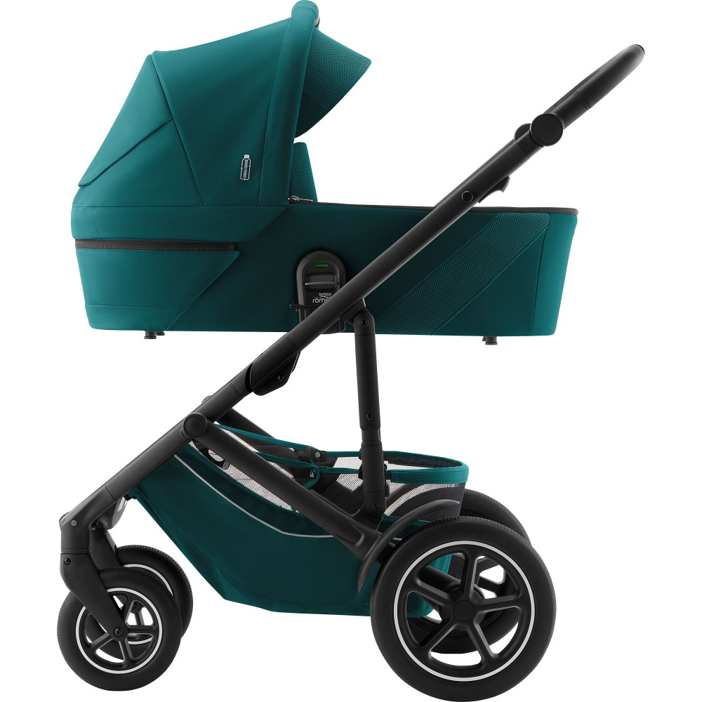 Britax Romer Smile 5Z - всесезонная детская коляска 3 в 1 с автокреслом для младенца Britax Romer Baby-Safe Pro • Atlantic Green