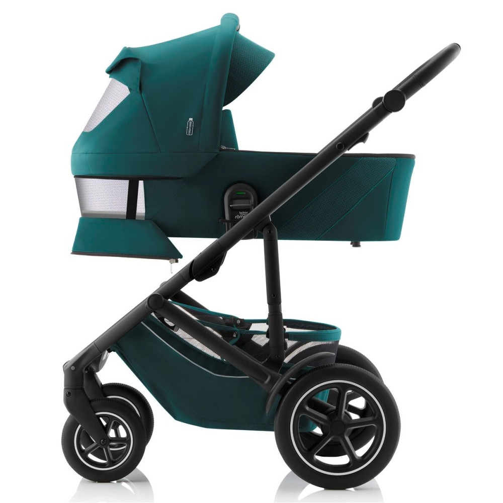 Britax Romer Smile 5Z - всесезонная детская коляска 3 в 1 с автокреслом для младенца Britax Romer Baby-Safe Pro • Atlantic Green