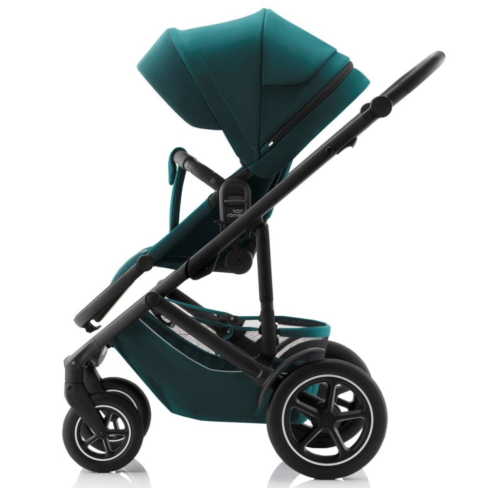 Britax Romer Smile 5Z - всесезонная детская коляска 3 в 1 с автокреслом для младенца Britax Romer Baby-Safe Pro • Atlantic Green
