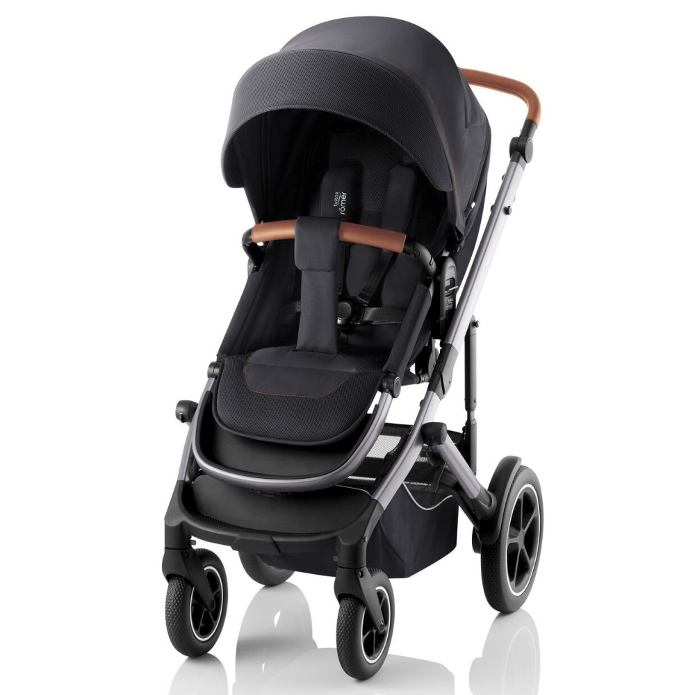 Britax Romer Smile 5Z - всесезонная детская коляска 2 в 1 с большими колесами • Fossil Grey