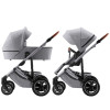 Britax Romer Smile 5Z - всесезонная детская коляска 2 в 1 с большими колесами • Frost Grey