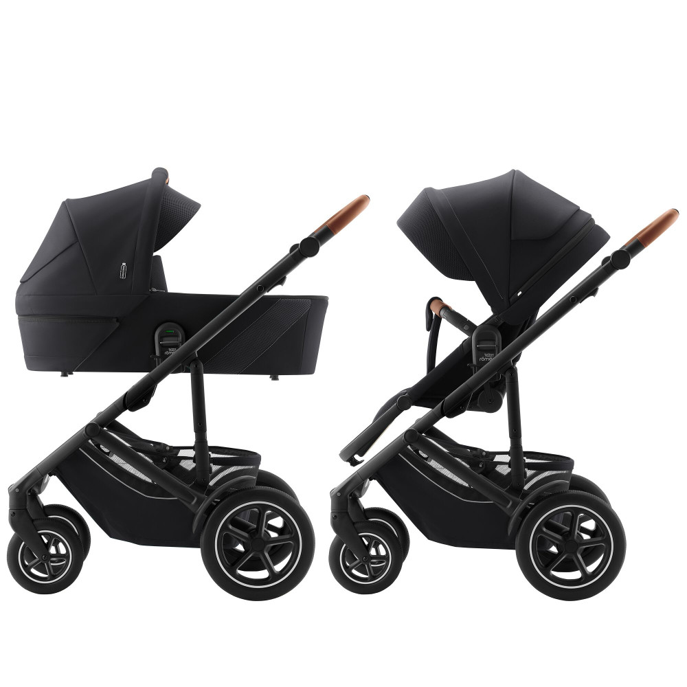 Britax Romer Smile 5Z - всесезонна дитяча коляска 2 в 1 з великими колесами • Galaxy Black