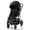 Britax Romer Smile 5Z - всесезонная детская коляска 3 в 1 с автокреслом для младенца Britax Romer Baby-Safe Pro • Galaxy Black