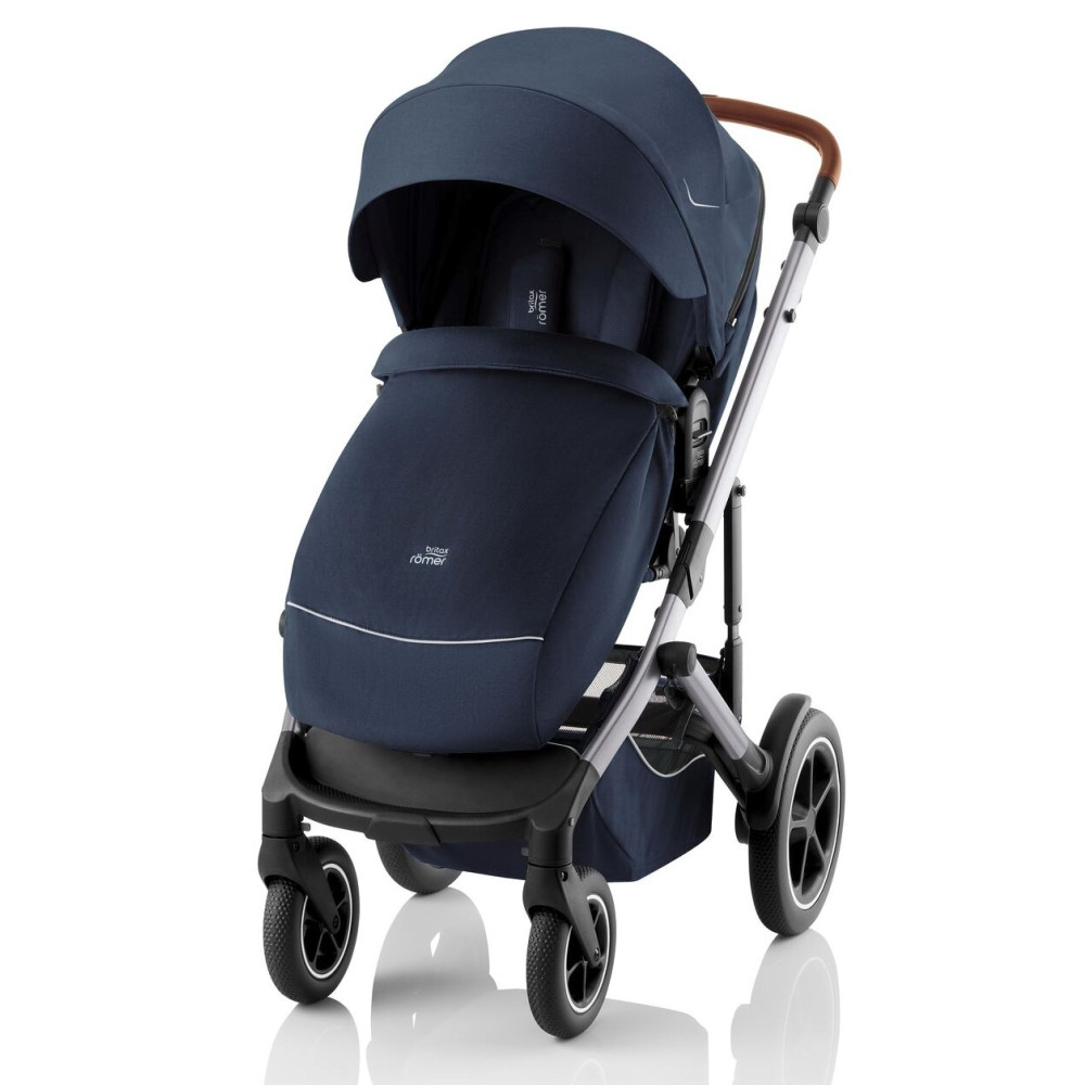 Britax Romer Smile 5Z - всесезонная детская коляска 2 в 1 с большими колесами • Night Blue