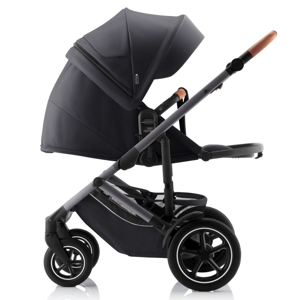 Britax Romer Smile 5Z - всесезонная прогулочная коляска с большими колесами • Fossil Grey