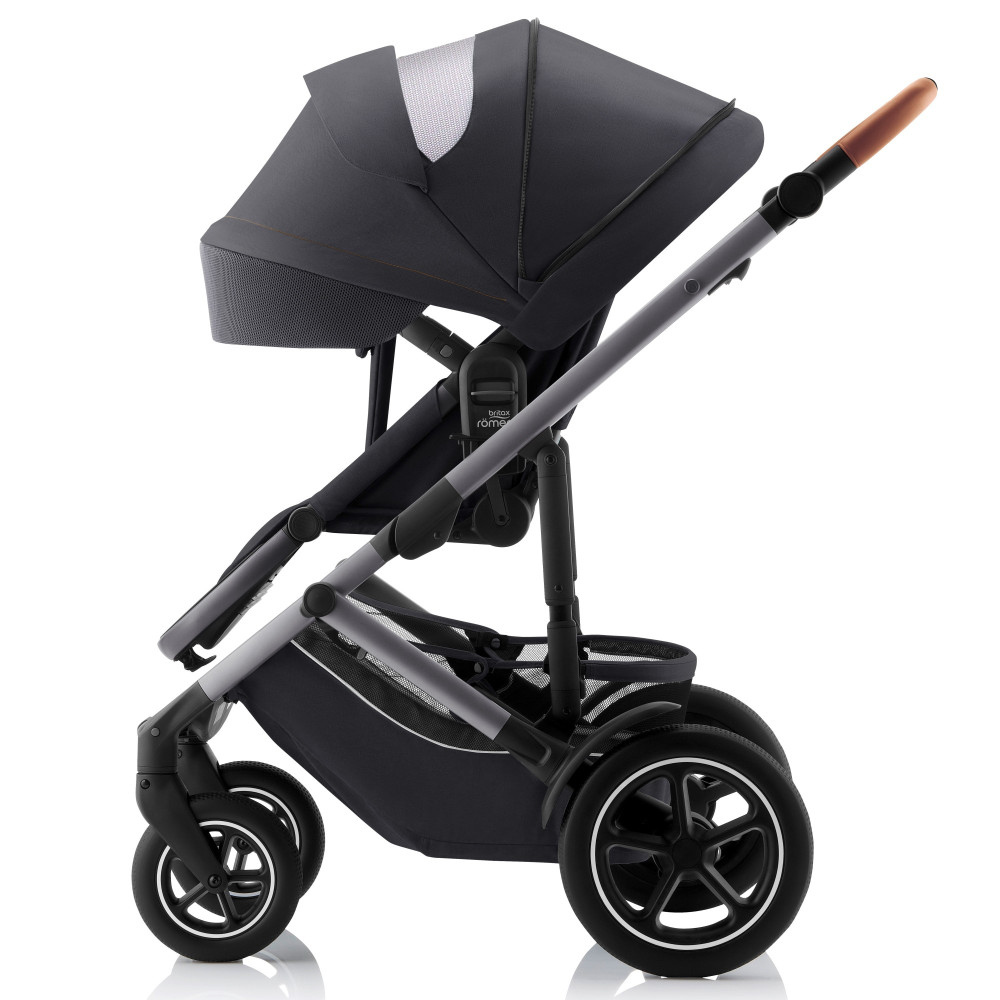 Britax Romer Smile 5Z - всесезонная прогулочная коляска с большими колесами • Fossil Grey