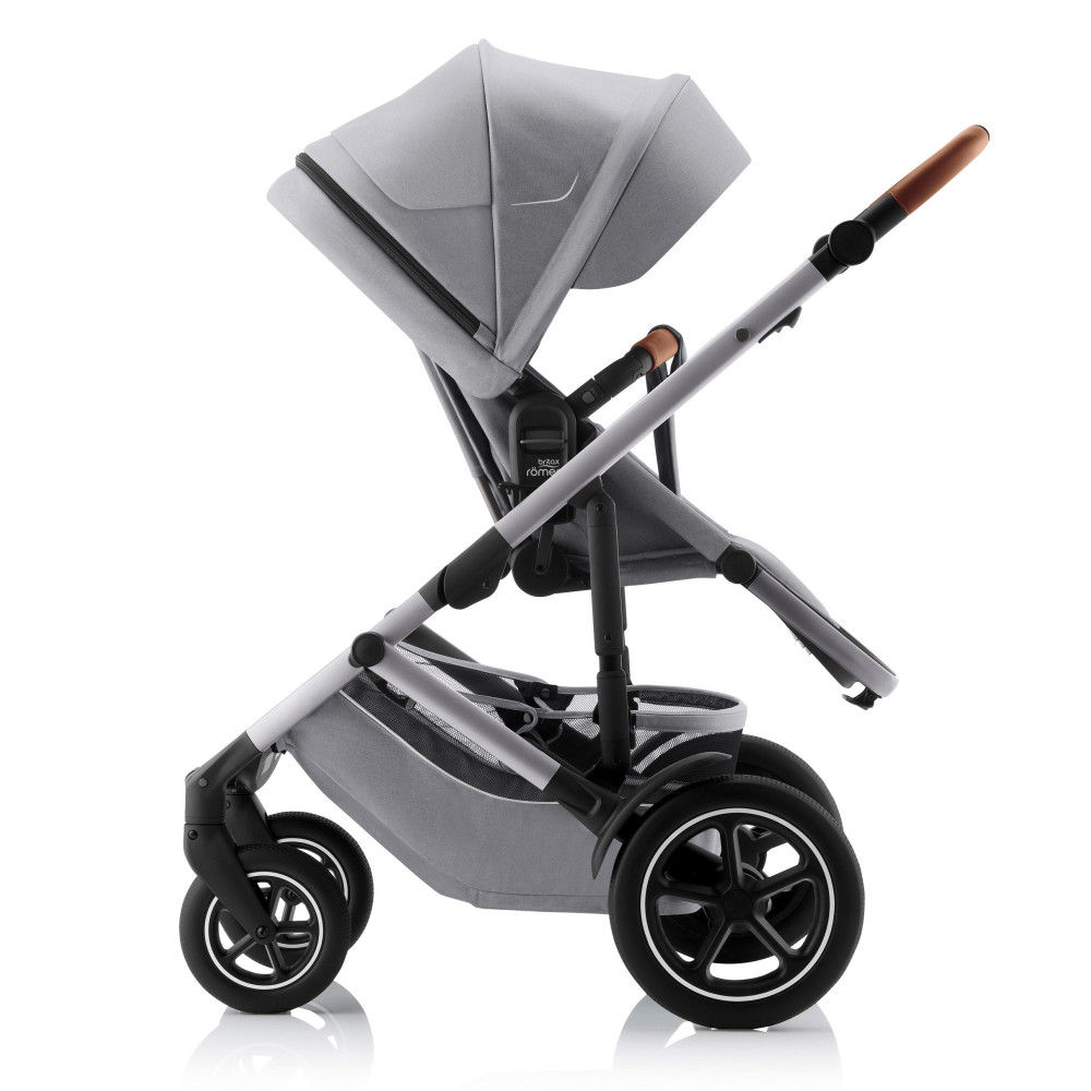 Britax Romer Smile 5Z - всесезонна прогулянкова коляска з великими колесами • Frost Grey Britax Romer Smile 5Z - всесезонна прогулянкова коляска з великими колесами • Frost Grey