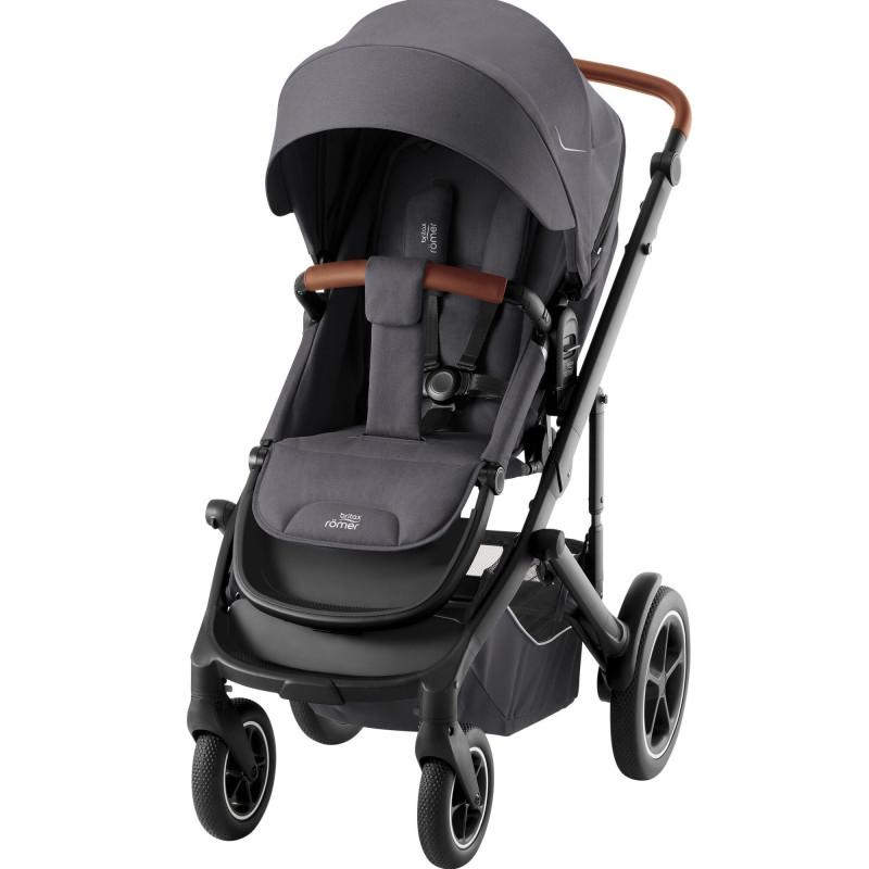 Britax Romer Smile 5Z - всесезонна прогулянкова коляска з великими колесами • Midnight Grey