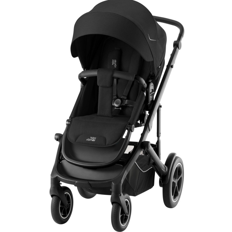 Britax Romer Smile 5Z - всесезонна прогулянкова коляска з великими колесами • Space Black