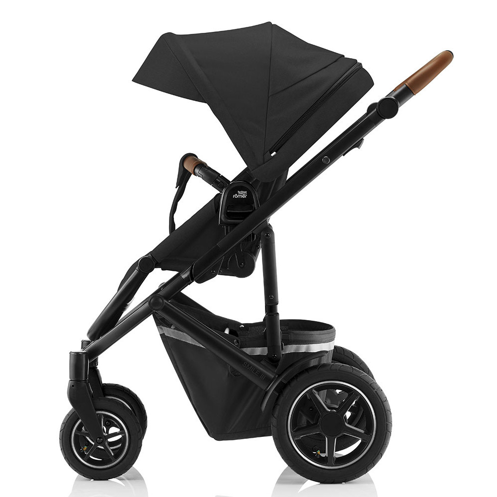 Прогулянкова коляска Britax-Romer Smile III Space Black/Brown Handle Прогулянкова коляска Britax-Romer Smile III Space Black/Brown Handle
